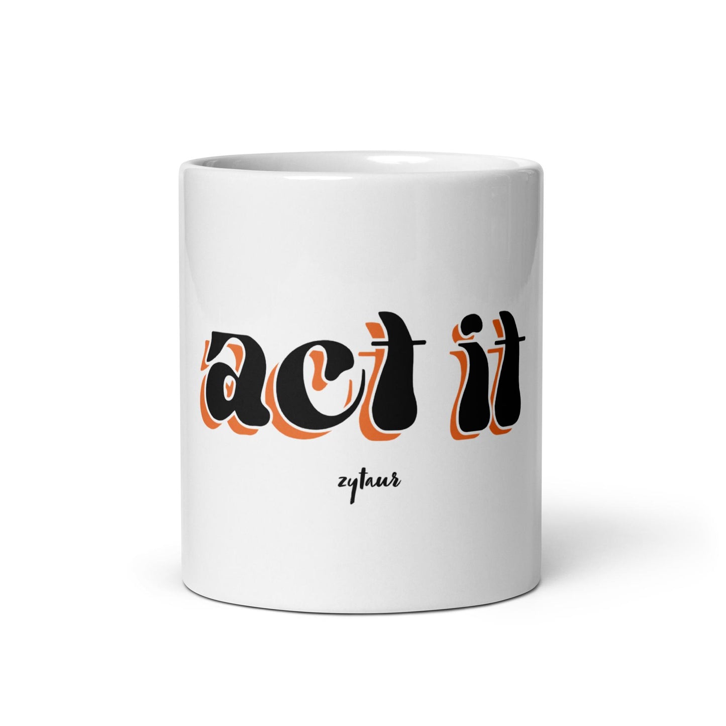 White Mug with Special Printed Text