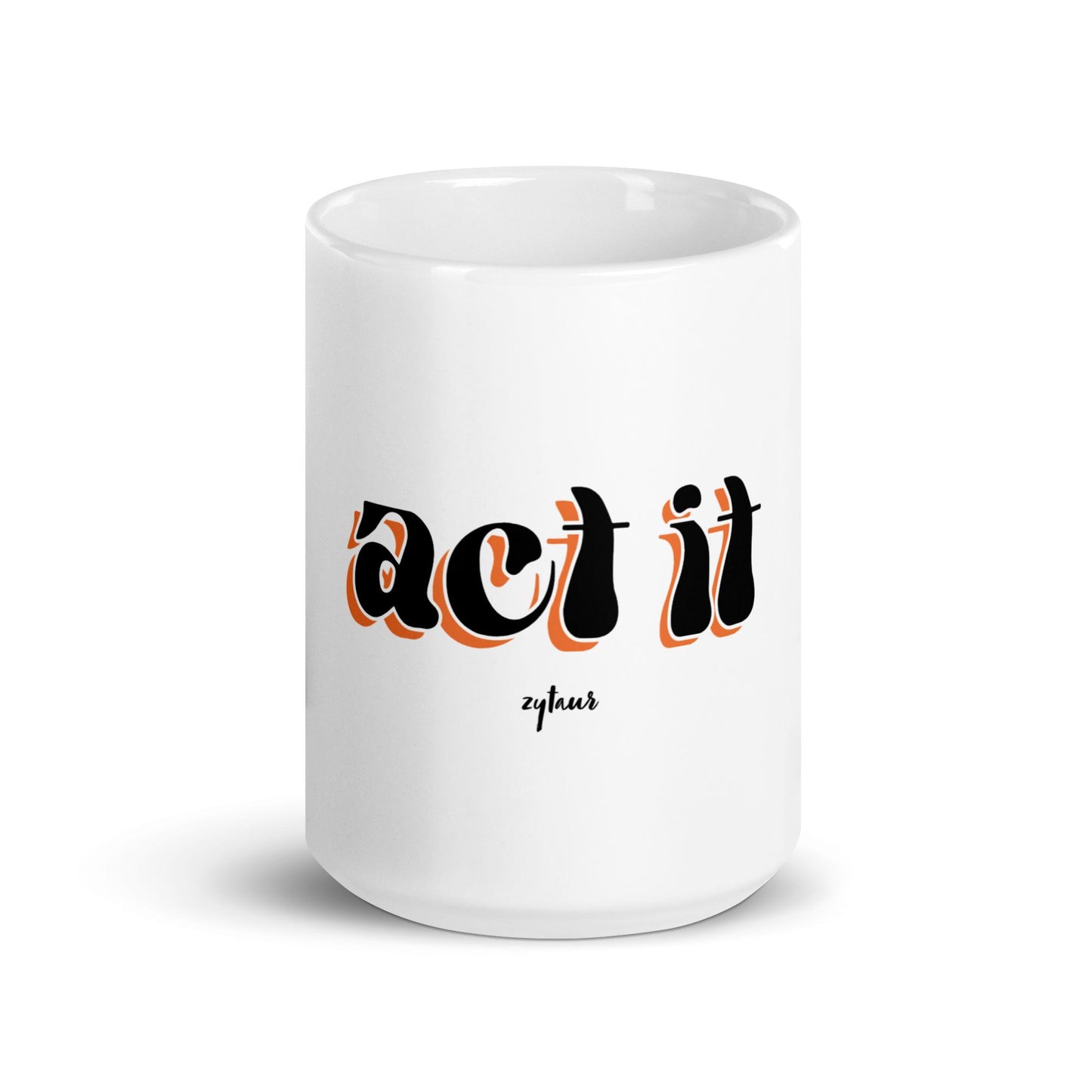 White Mug with Special Printed Text