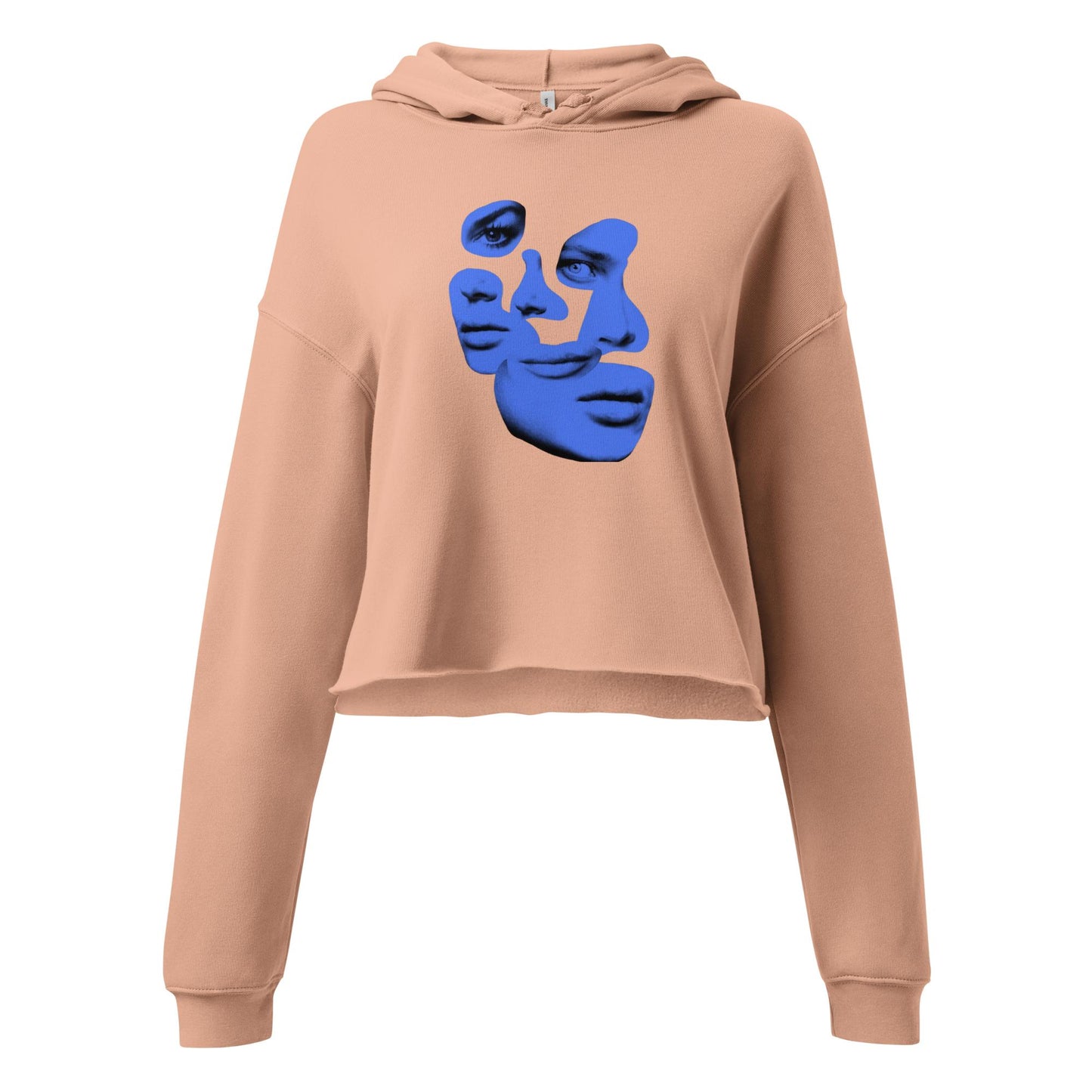 Crop Printed Hoodie